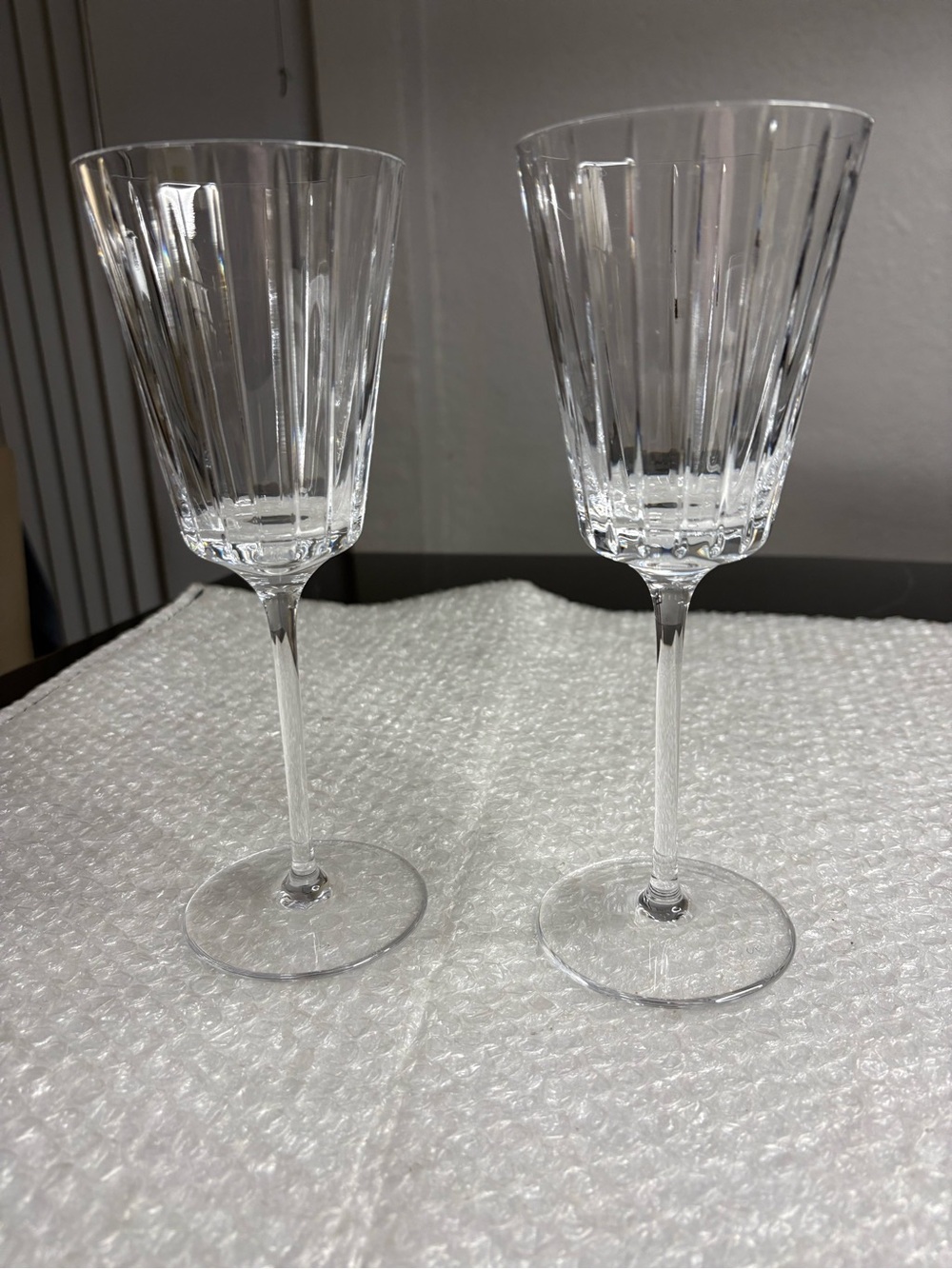 Rogaska Avenue Crystal Vertical Goblets
